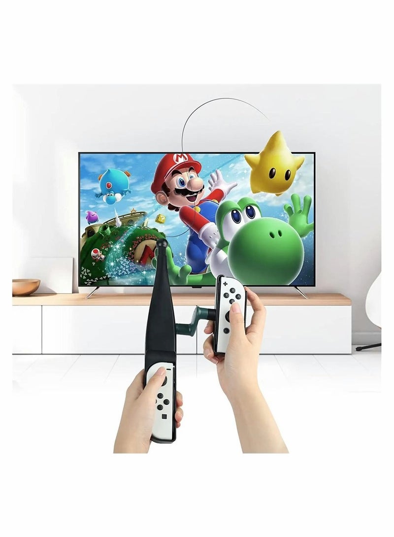 Captaintech Fishing Rod for Nintendo Switch, Fishing Game Accessories Compatible with for Nintendo Switch Legendary Fishing, for Nintendo Switch Standard Edition and for Bass Pro Shops - Image 3