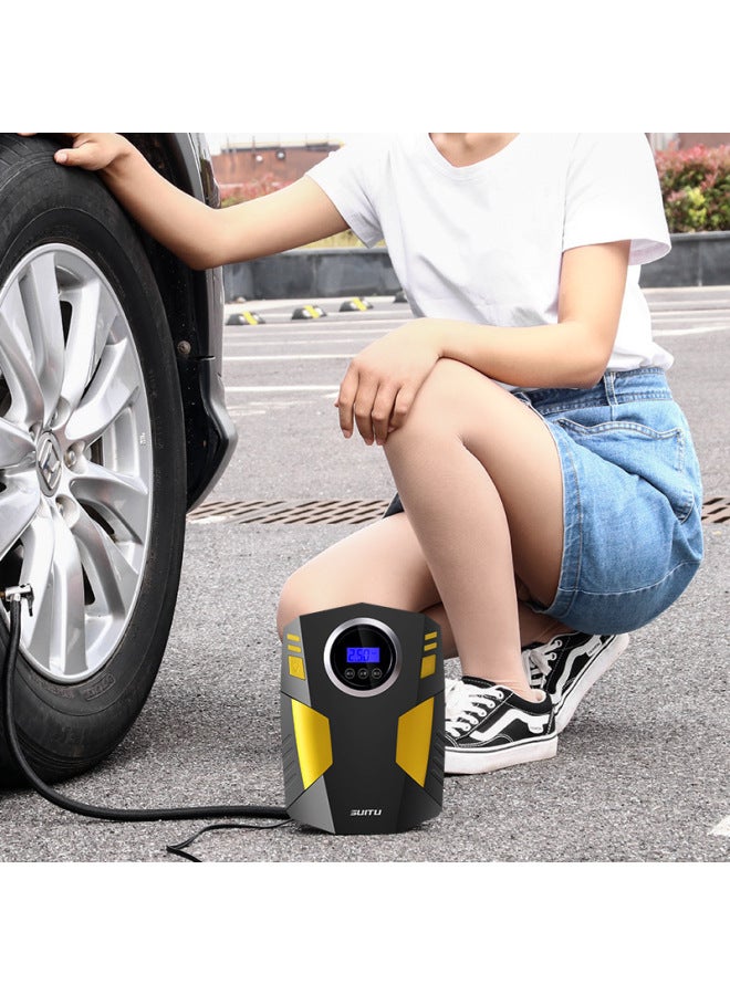 Shunwei Multifunctional Car Electric Air Pump Car High-power Portable 12v Car Tire Air Pump - Image 2