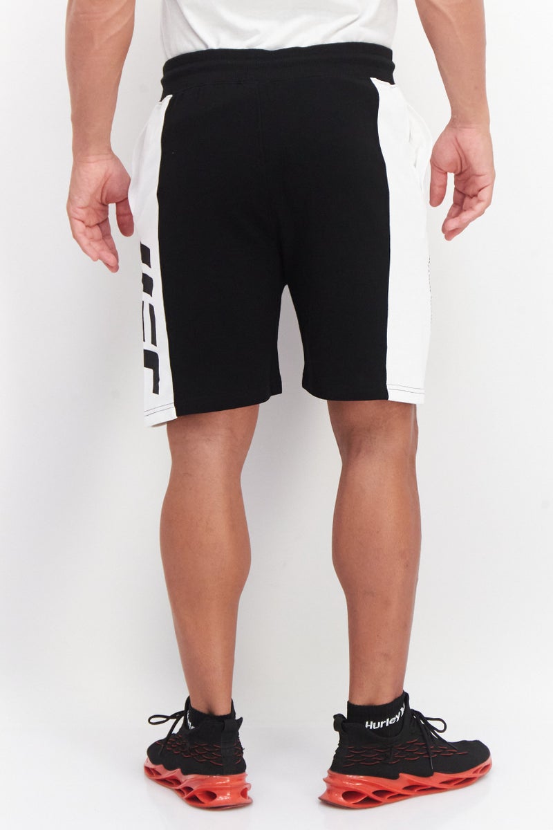 Ufc Men Sportswear Fit Printed Training Shorts, Black  - Image 4