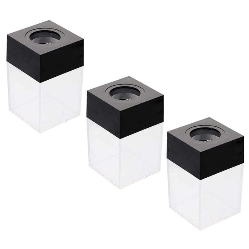 3 Pcs Clear Plastic Storage Box Organizer for Office School Home Small Objects - Image 2