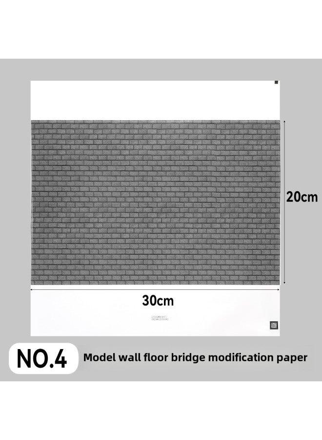 Microscopic Simulation Wall Decal Material Clear Adhesive Backing Multi-Size Plastic Building Model Decoration Sticker DIY-Color:QZ-4  - Image 1