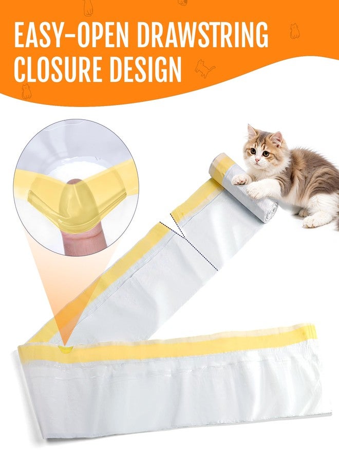 Powools Litter Box Liners - Tear-Resistant Cat Litter Bags with Easy-Open Breakpoints, Extra-Large Size for Hassle-Free Cleaning (20 Packs) - Image 3