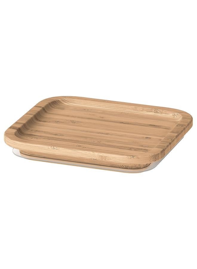 Lid, square/bamboo  - Image 1