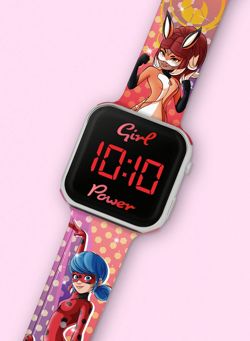 Disney Miraculous Ladybug LED Strap Girls Watch - MRC4024  - Image 3