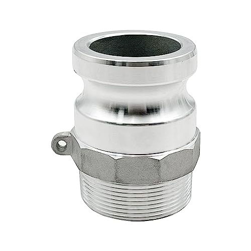 SAFBY Fire Hose Nozzle NPSH/NPT Thermoplastic Fire Equipment Spray Jet Fog with Aluminum Female and Male Fitting (1 inch brass set) - Image 5