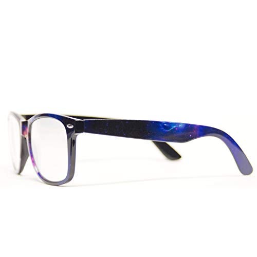 GloFX Ultimate Diffraction Glasses - Galaxy - 3D Prism Rainbow Effect - Great Edm, Festival, Concert, Fireworks, Christmas Lights, and Rave Accessory - Galaxy Frames - Image 3