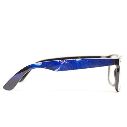 GloFX Ultimate Diffraction Glasses - Galaxy - 3D Prism Rainbow Effect - Great Edm, Festival, Concert, Fireworks, Christmas Lights, and Rave Accessory - Galaxy Frames - Image 5