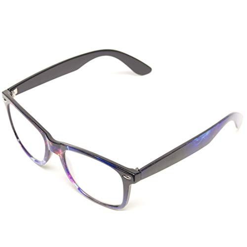 GloFX Ultimate Diffraction Glasses - Galaxy - 3D Prism Rainbow Effect - Great Edm, Festival, Concert, Fireworks, Christmas Lights, and Rave Accessory - Galaxy Frames - Image 4
