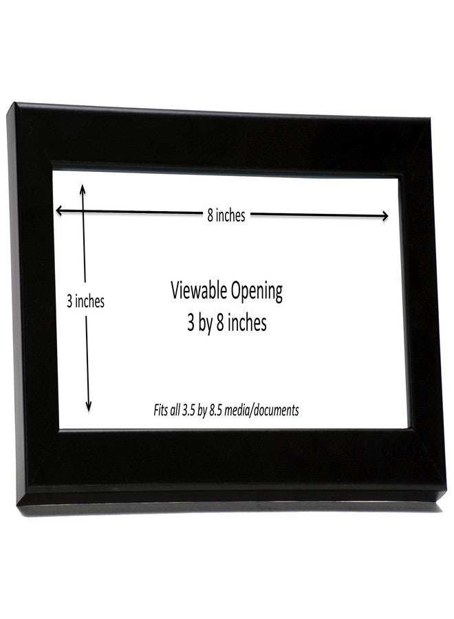 Creative Picture Frames 3.5X8.5Bk Cosmetology Self Standing Black License Frame Holds 3.5 By 8.5 Inch Media With Easel Back And Wall Hanger - Image 5