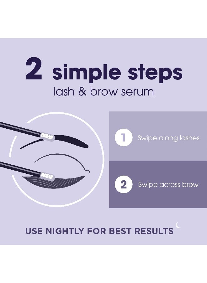 LUMIFY LUMIFY Eye Illuminations Lash Brow Serum Contains Peptides Biotin Hyaluronic Acid Clinically Proven Hypoallergenic Contact Lens Lash Extension Friendly 38mL  - Image 4
