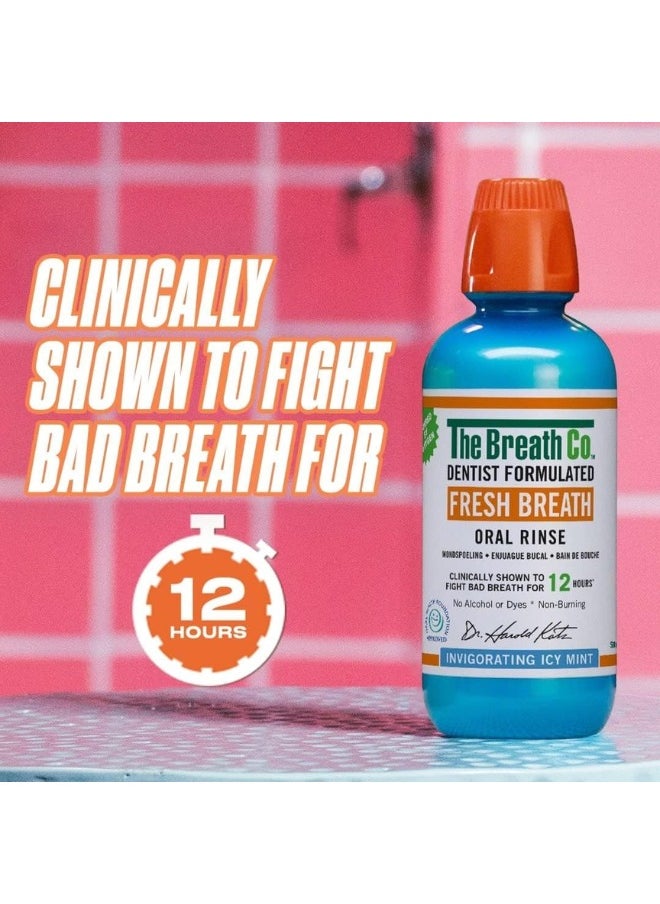 TheraBreath - TheraBreath Fresh Breath Oral Rinse Mouthwash for 24 Hours of Fresh Breath -Invigorating Icy Mint - Image 1