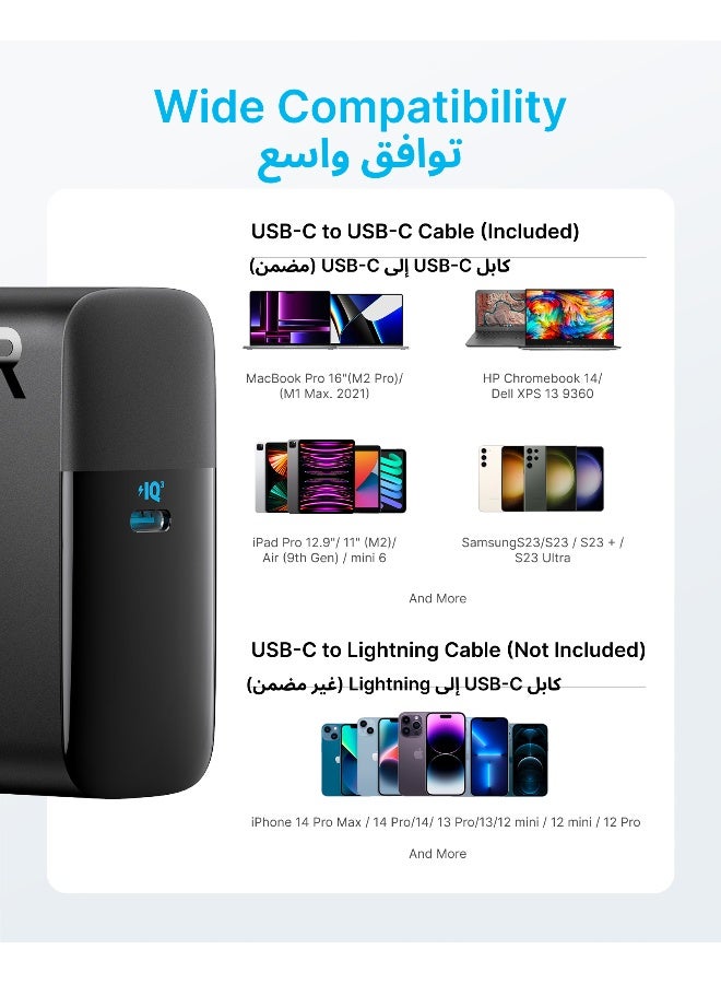 شاحن ماك بوك برو 100 وات USB C، أسود - Image 2