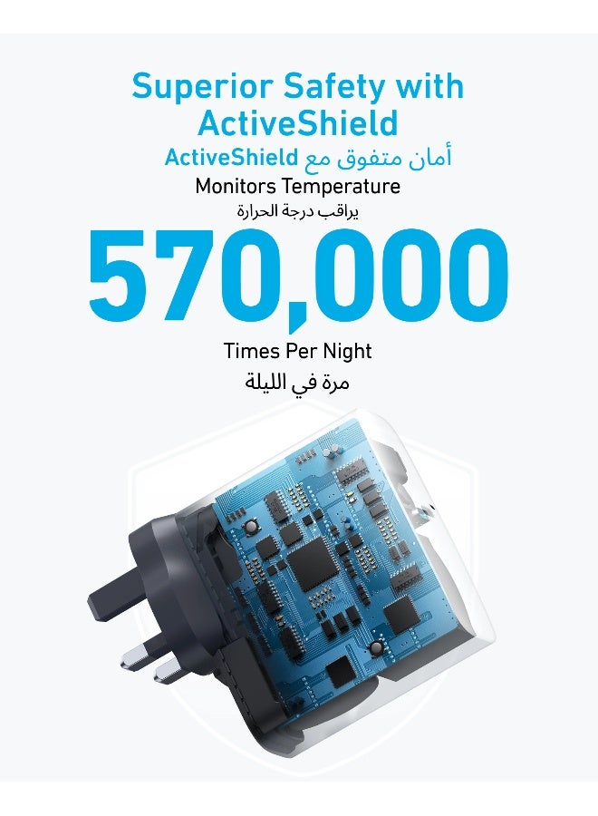 شاحن ماك بوك برو 100 وات USB C، أسود - Image 3