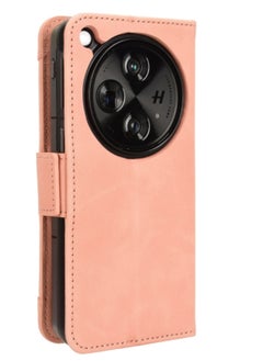 Zaboon For OPPO Find N3 / OnePlus Open Skin Feel Calf Texture Card Slots Leather Phone Case(Pink)  - Image 2