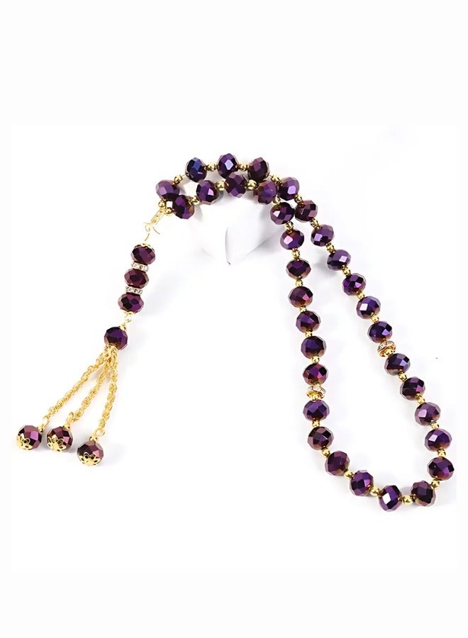 33-Bead Prayer Beads, Muslim Prayer Beads Bracelet,Tasbih Blue - Image 1