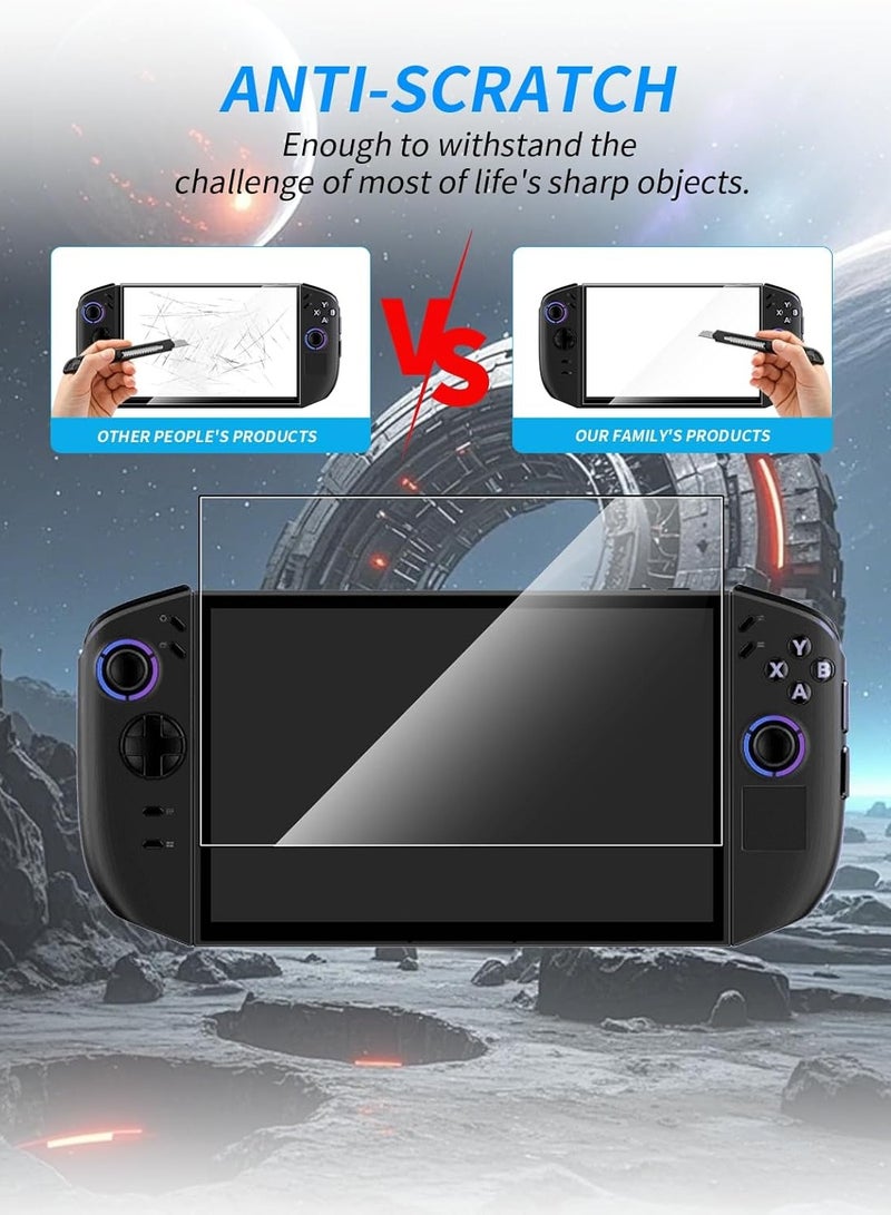 general (3-Pack) Lenovo Legion Go 2 Gaming Console Screen Protector, 9H Hardness Tempered Glass Film - Scratch-Resistant, Touch-Sensitive, Anti-Fingerprint, Anti-Bubble - Image 4