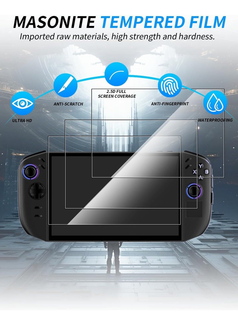 general (3-Pack) Lenovo Legion Go 2 Gaming Console Screen Protector, 9H Hardness Tempered Glass Film - Scratch-Resistant, Touch-Sensitive, Anti-Fingerprint, Anti-Bubble - Image 3