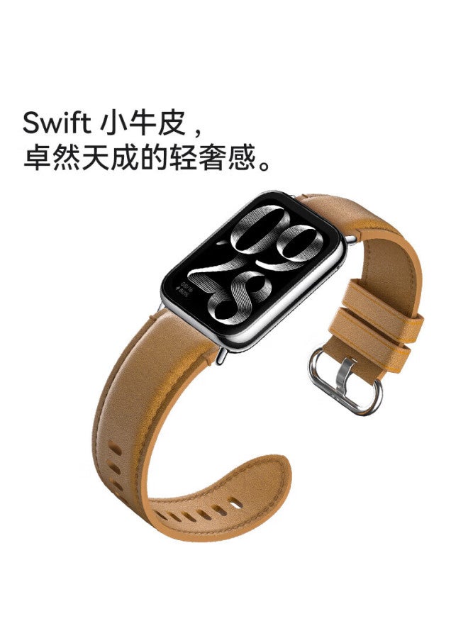 Canghua سوار بديل من الجلد الطبيعي لـ Redmi Watch 5 و Redmi Watch 4 - Image 2