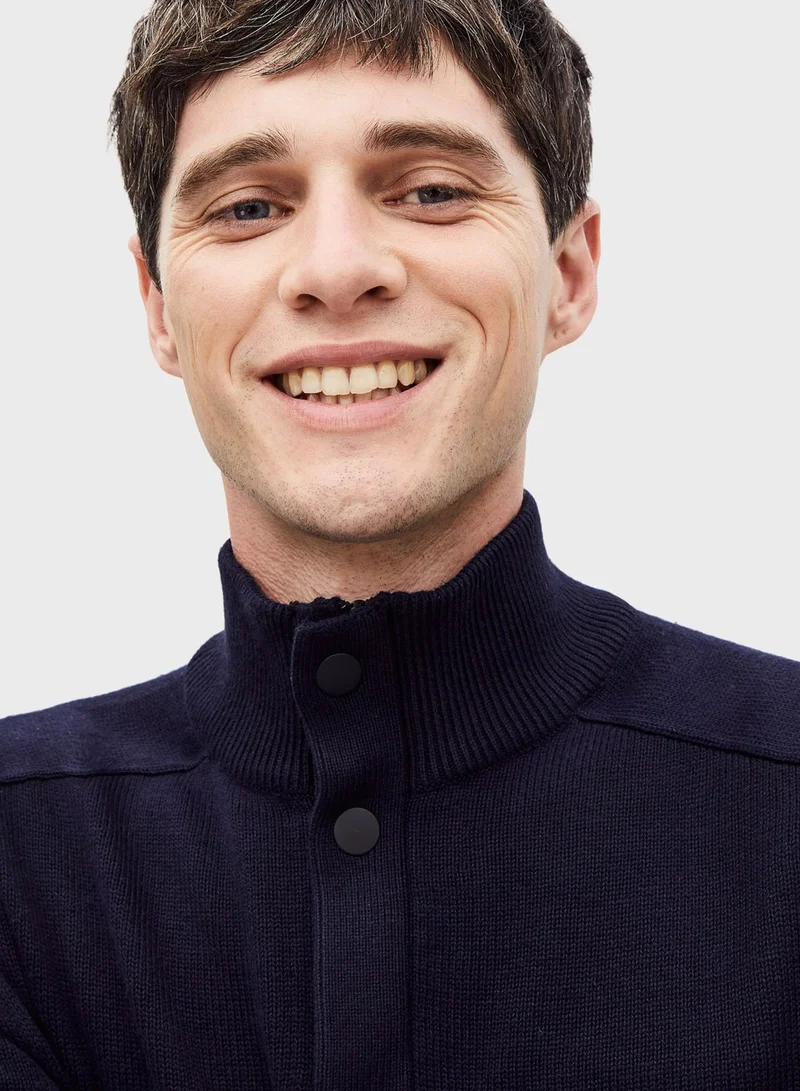 Celio Knitted Turtle Neck Sweater