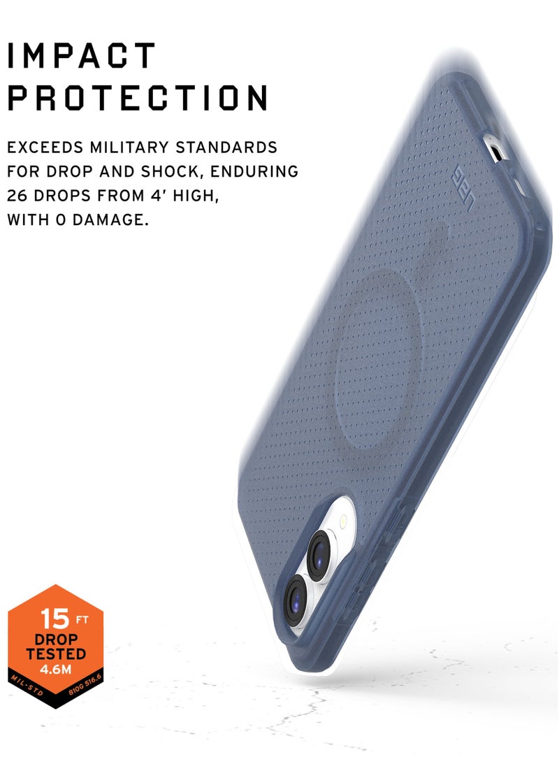 Urban Armor Gear UAG Dot [MagSafe] for Samsung Galaxy S25 EDGE Case Cover [15 Feet Drop tested] - Cloud Blue  - Image 3