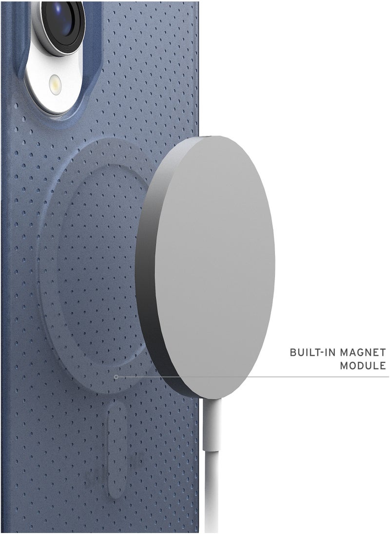 Urban Armor Gear UAG Dot [MagSafe] for Samsung Galaxy S25 EDGE Case Cover [15 Feet Drop tested] - Cloud Blue  - Image 4
