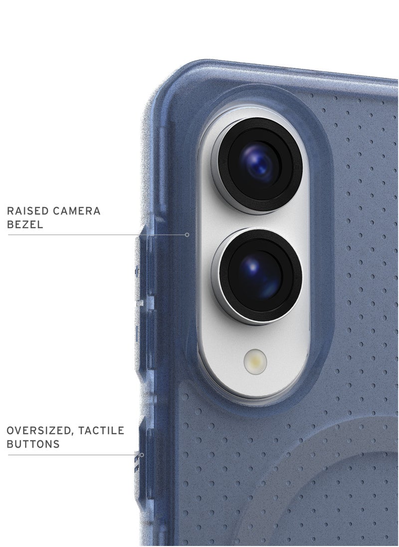 Urban Armor Gear UAG Dot [MagSafe] for Samsung Galaxy S25 EDGE Case Cover [15 Feet Drop tested] - Cloud Blue  - Image 5