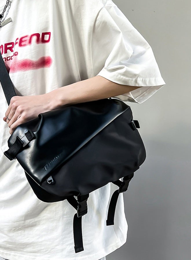 DUNISO Compact Crossbody Bag with Reflective strip for Men Waterproof Sling Bag Backpack Multipurpose Large Capacity Cross Body Bag Shoulder Bag Daypack for Travel Hiking - Image 3