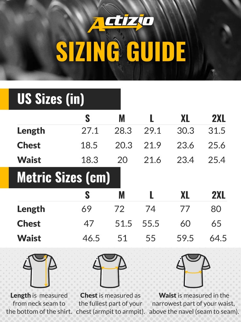 Actizio Men's Workout Shirt Cotton Fabric T-Shirt Short Sleeve Sweat Activated Motivational Exercise Gym Athletic Fit Moisture Wicking Fitness Shirt - Workout Complete (Size M) - Image 5