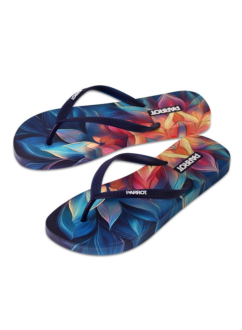 Misty Dark Blue Women's Beach & Home Flip-Flop Slipper