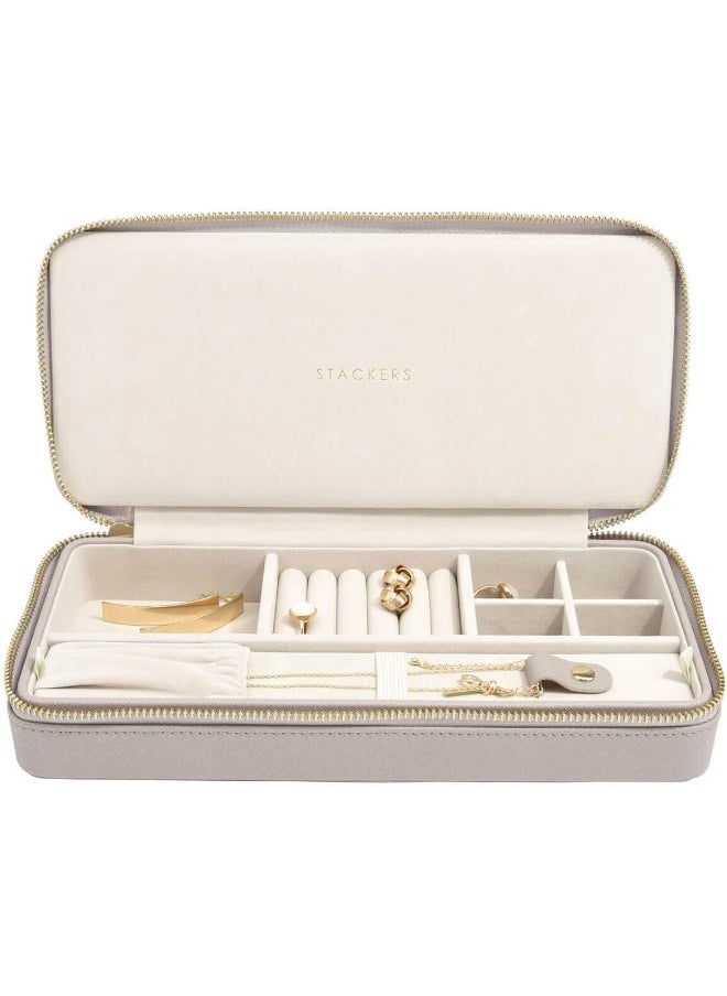 Stackers Stackers Travel Jewellery Box for Necklace Taupe  - Image 1