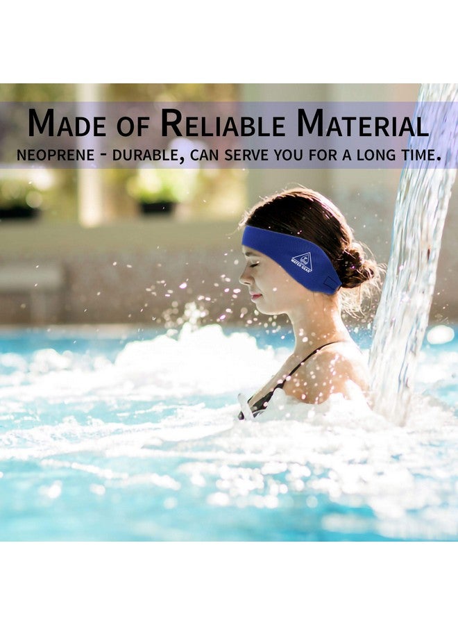 Water Gear Ear Wrap Great For Swimmers With Sensitive Ears Prevents Ear Infections Comfortable And Secure Fit Adult Blue - Image 3