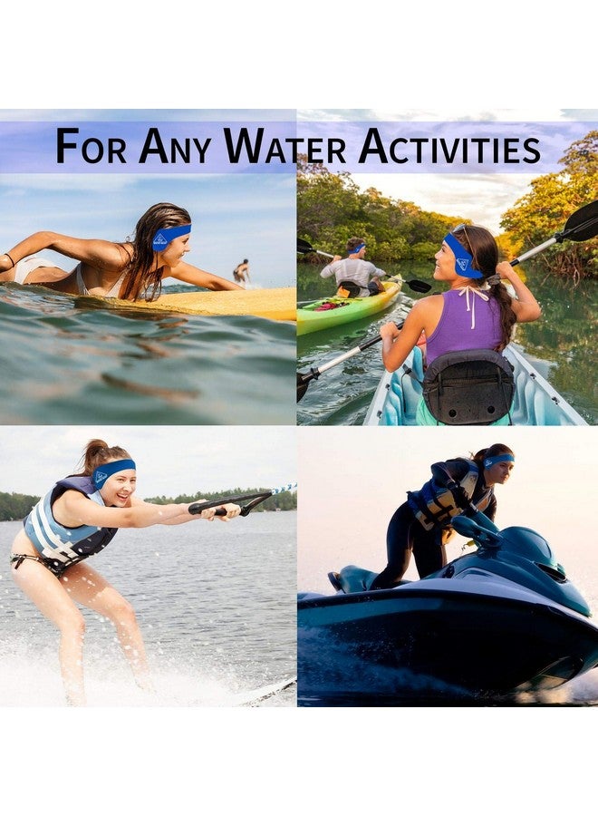 Water Gear Ear Wrap Great For Swimmers With Sensitive Ears Prevents Ear Infections Comfortable And Secure Fit Adult Blue - Image 4