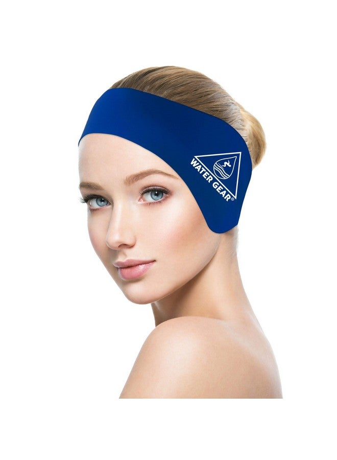 Water Gear Ear Wrap Great For Swimmers With Sensitive Ears Prevents Ear Infections Comfortable And Secure Fit Adult Blue - Image 1