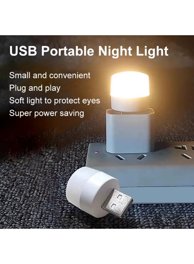 Mini USB Multi-Color Night Light (4-Pack) – Night Light for Reading, Emergencies, and Travel - Image 2