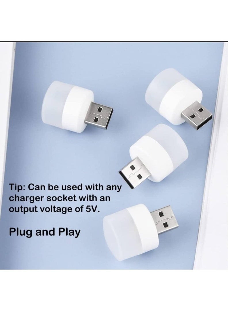 Mini USB Multi-Color Night Light (4-Pack) – Night Light for Reading, Emergencies, and Travel - Image 3