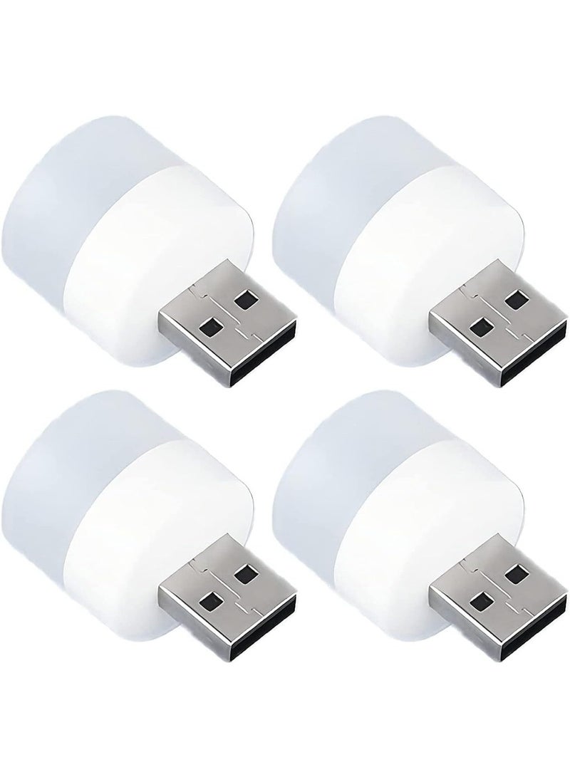 Mini USB Multi-Color Night Light (4-Pack) – Night Light for Reading, Emergencies, and Travel - Image 1