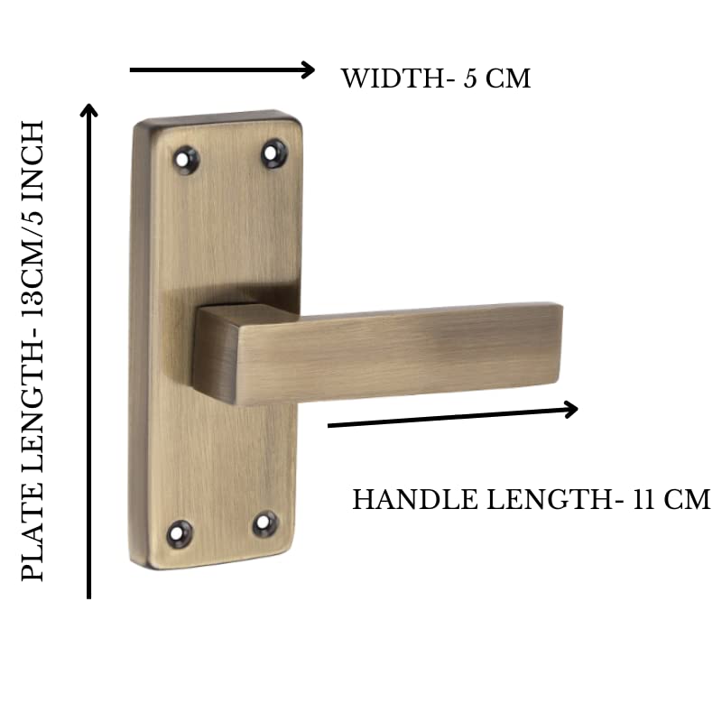SARDAR Vona 5 Inch Iron Baby Latch Bathroom Door Handle - Image 2