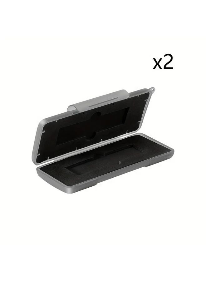 2 Pack Gray M2 Hard Drive Storage Case SSD Protection Box Sealed - Image 1