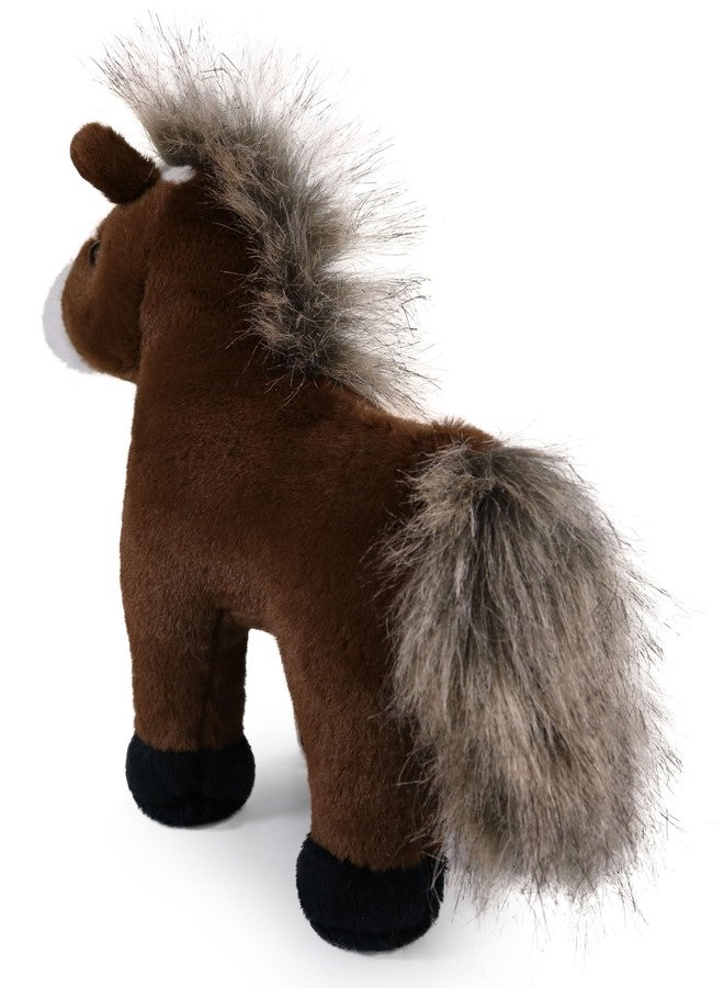 Ice King Bear Pony Stuffed Animal Horse Plush Toy 7 Inches (Brown) - Image 5