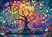 LOJETON Colorful Butterfly Trees Puzzles for Adults 1000 Pieces Perfectly Letter on Back No Dust Tree of Life Jigsaw Puzzle Rainbow Tree Challenging Puzzle Perfect for Game Nights - Image 2