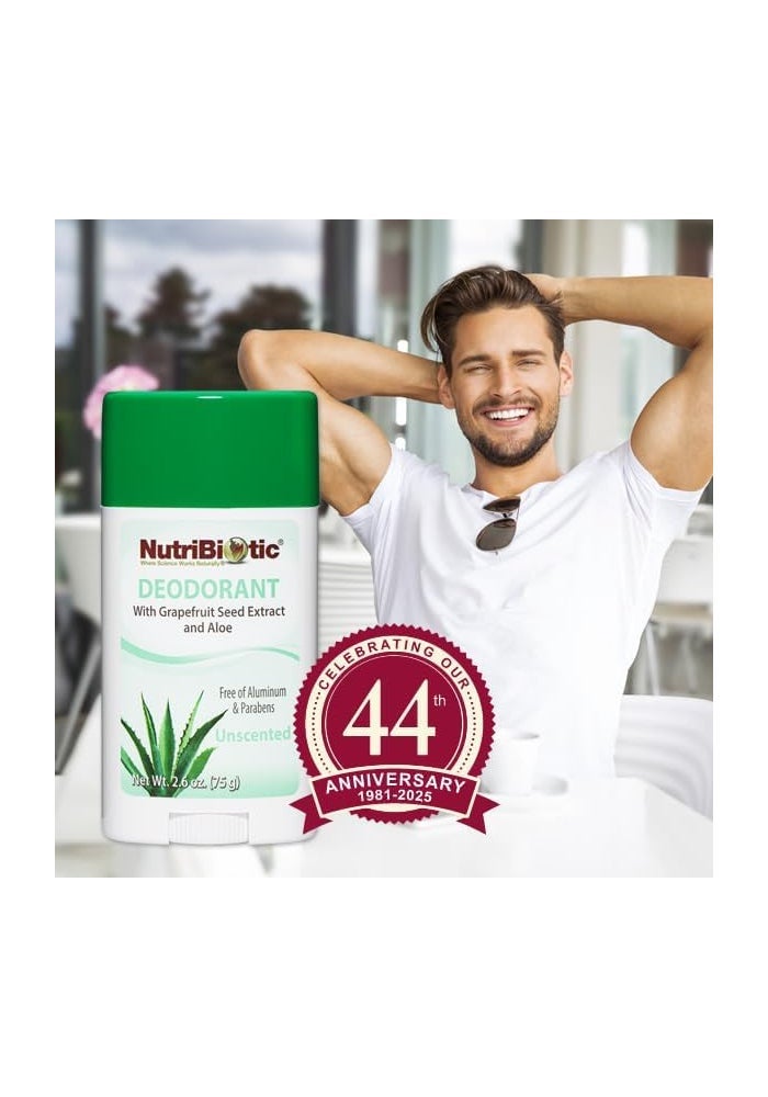 NutriBiotic, Deodorant, Unscented, 2.6 oz (75 g) - Image 5