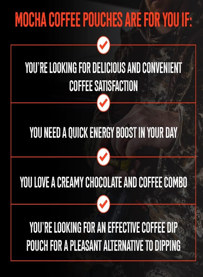 BACC OFF 10 Cans, BaccOff Mocha Coffee Pouches, 50 MG of Caffeine Per Serving, Creamy Chocolate and Smooth Coffee Flavors, 16 Pouches Per Can - Image 5