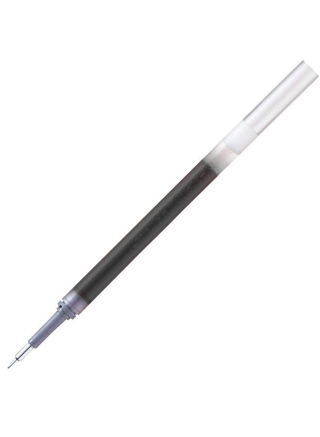 بنتل حبر إعادة تعبئة لقلم الجل السائل Energel، (0.5 مم)، خط رفيع، طرف إبرة، حبر أسود، علبة من 12 قلمًا (Lrn5-A) - Image 2