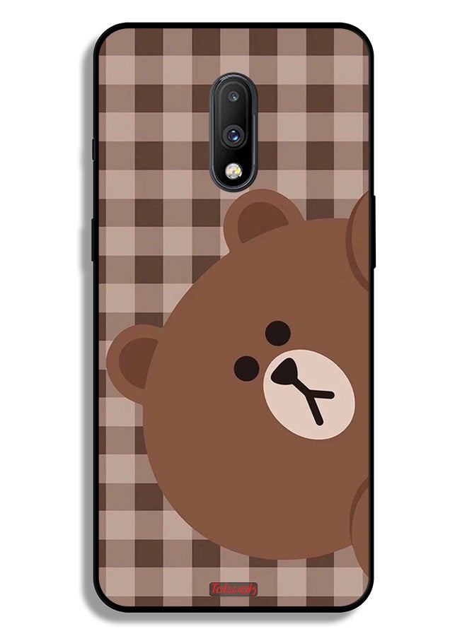 Tolwak OnePlus 7 Protective Case Cover Teddy Bear - Image 2