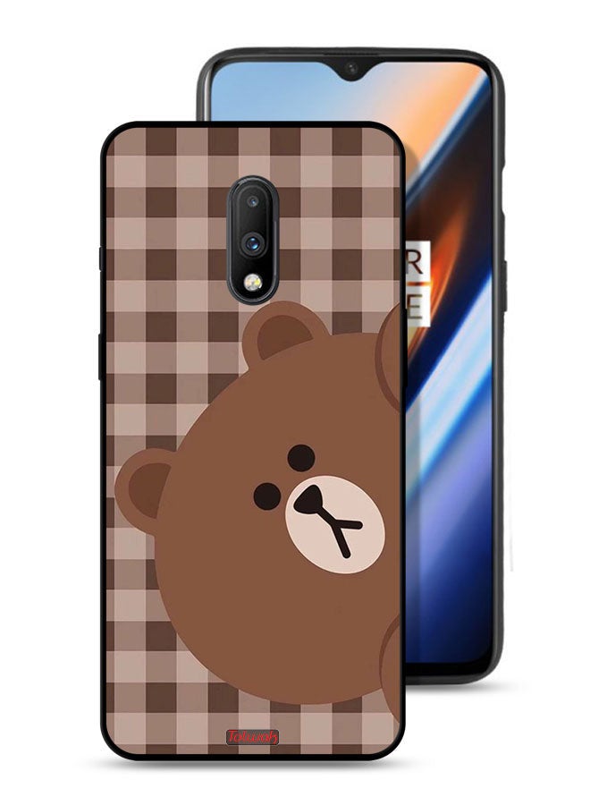 Tolwak OnePlus 7 Protective Case Cover Teddy Bear - Image 1