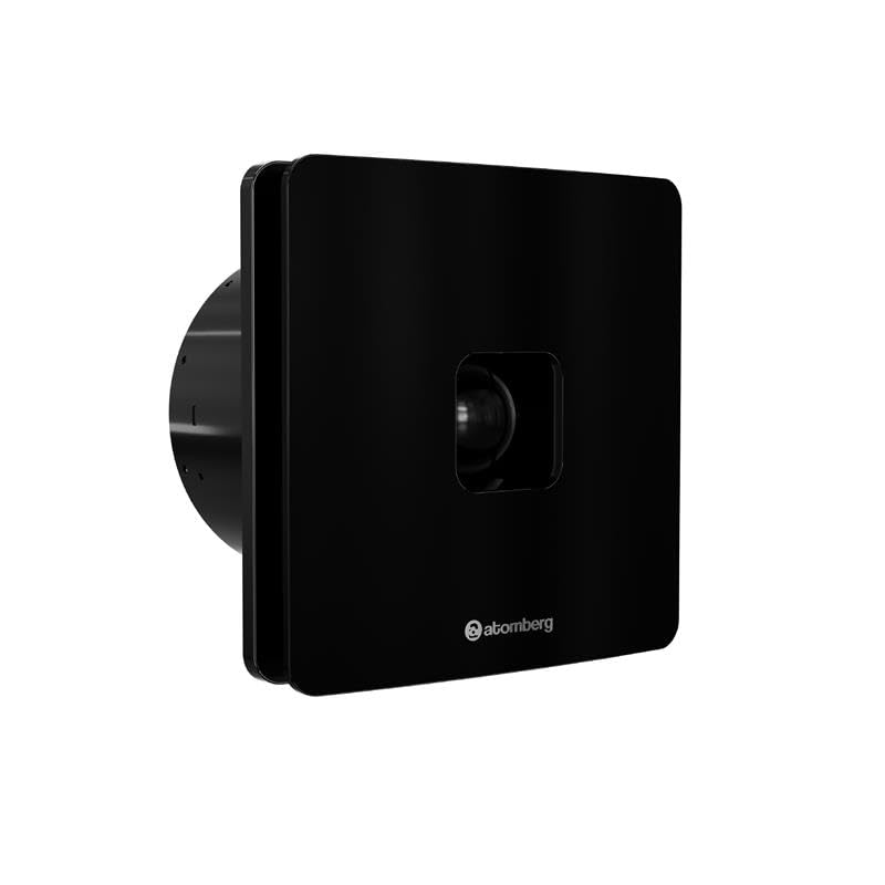 atomberg Studio+ Exhaust 6 Inches | Suitable for Bathroom, Kitchen | BLDC Motor | Easy to Clean | 2 Year Warranty (Gloss Black) - Image 1