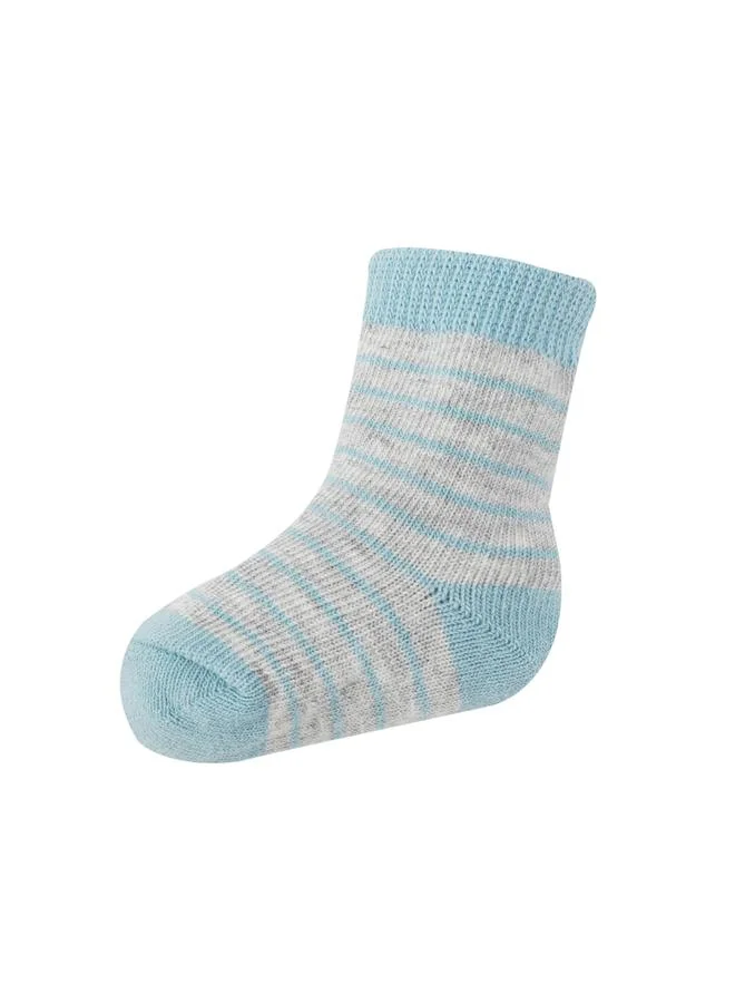 Mothers Choice Folded Brim Newborn Cap and Socks Set