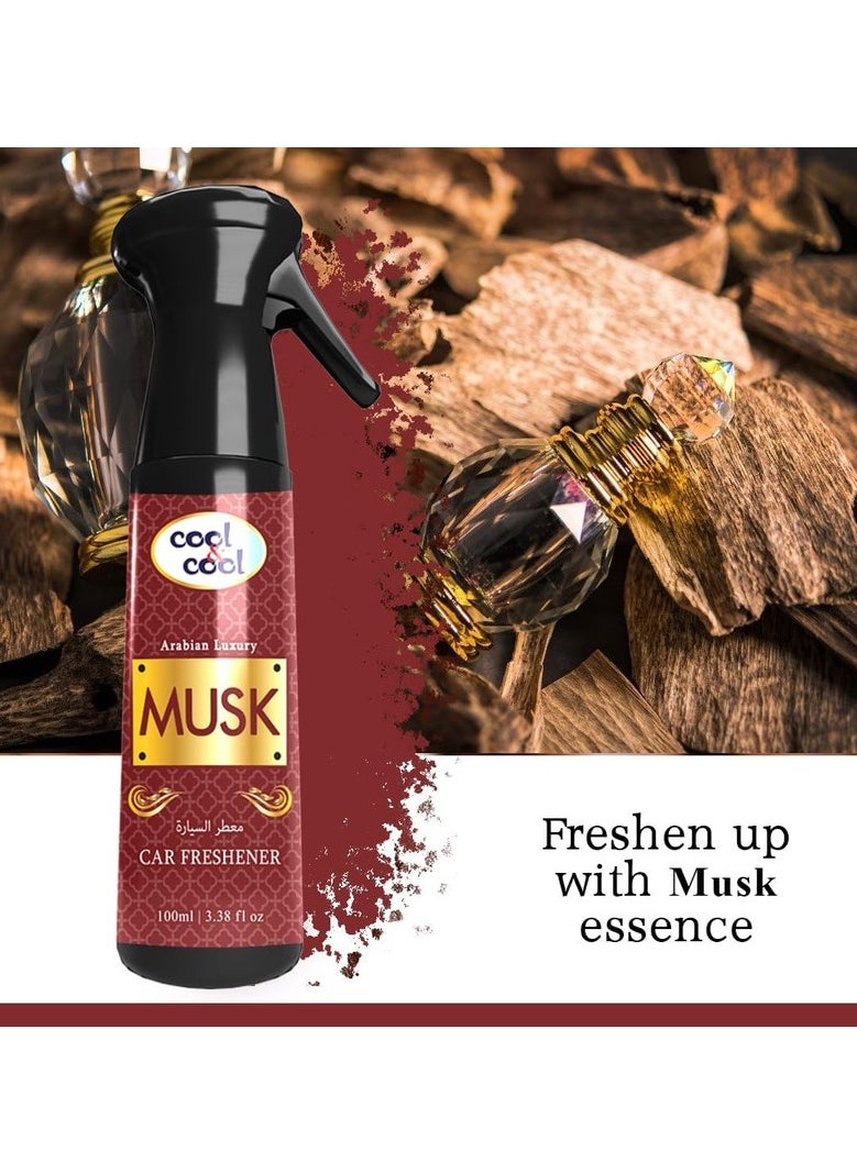Cool & Cool Musk Exotic Oud Fragrance Car Freshener 100ml  - Image 3