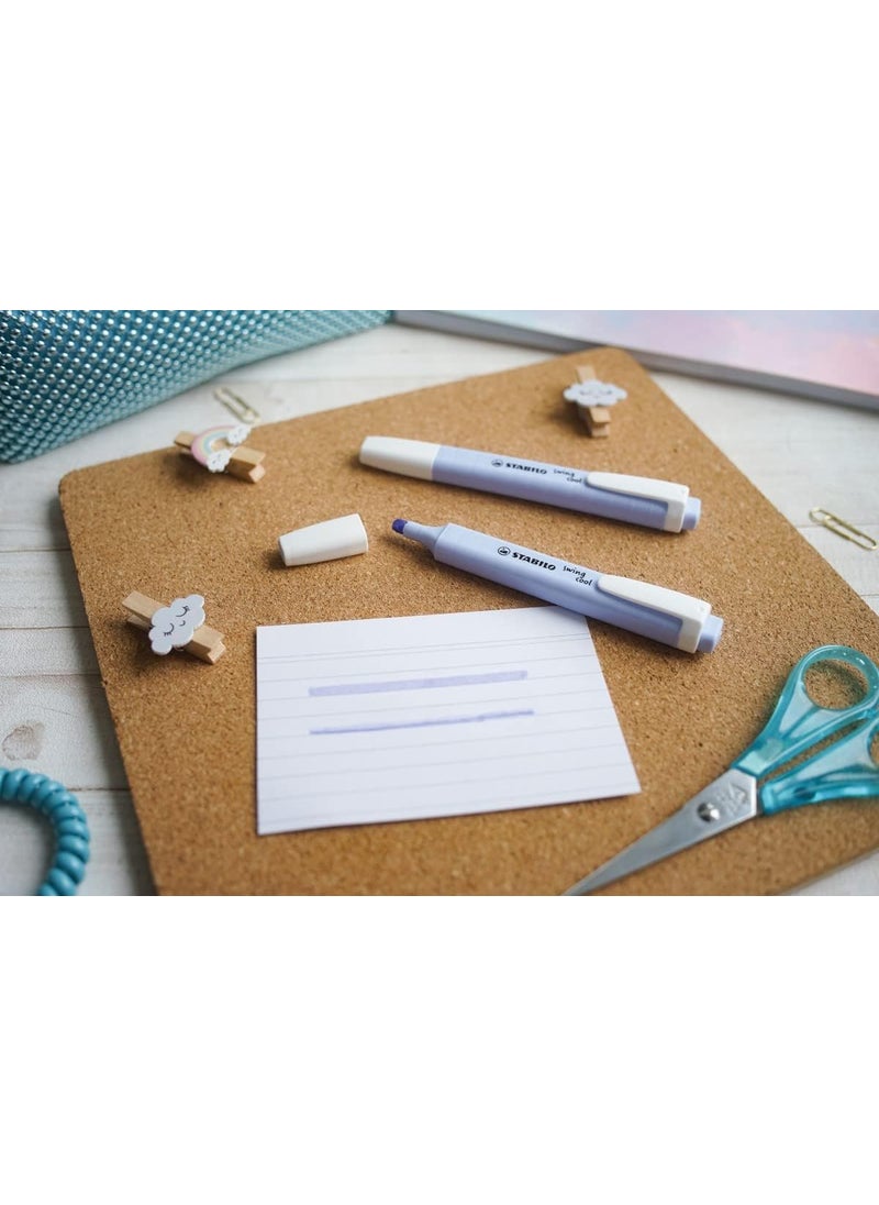 STABILO STABILO Highlighter  swing cool Pastel  Pack of 1  Cloudy Blue  - Image 4