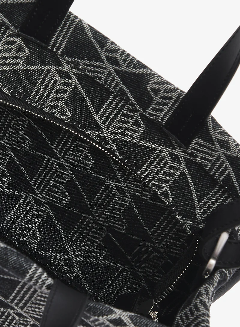 LACOSTE All Over Print Tote Bag